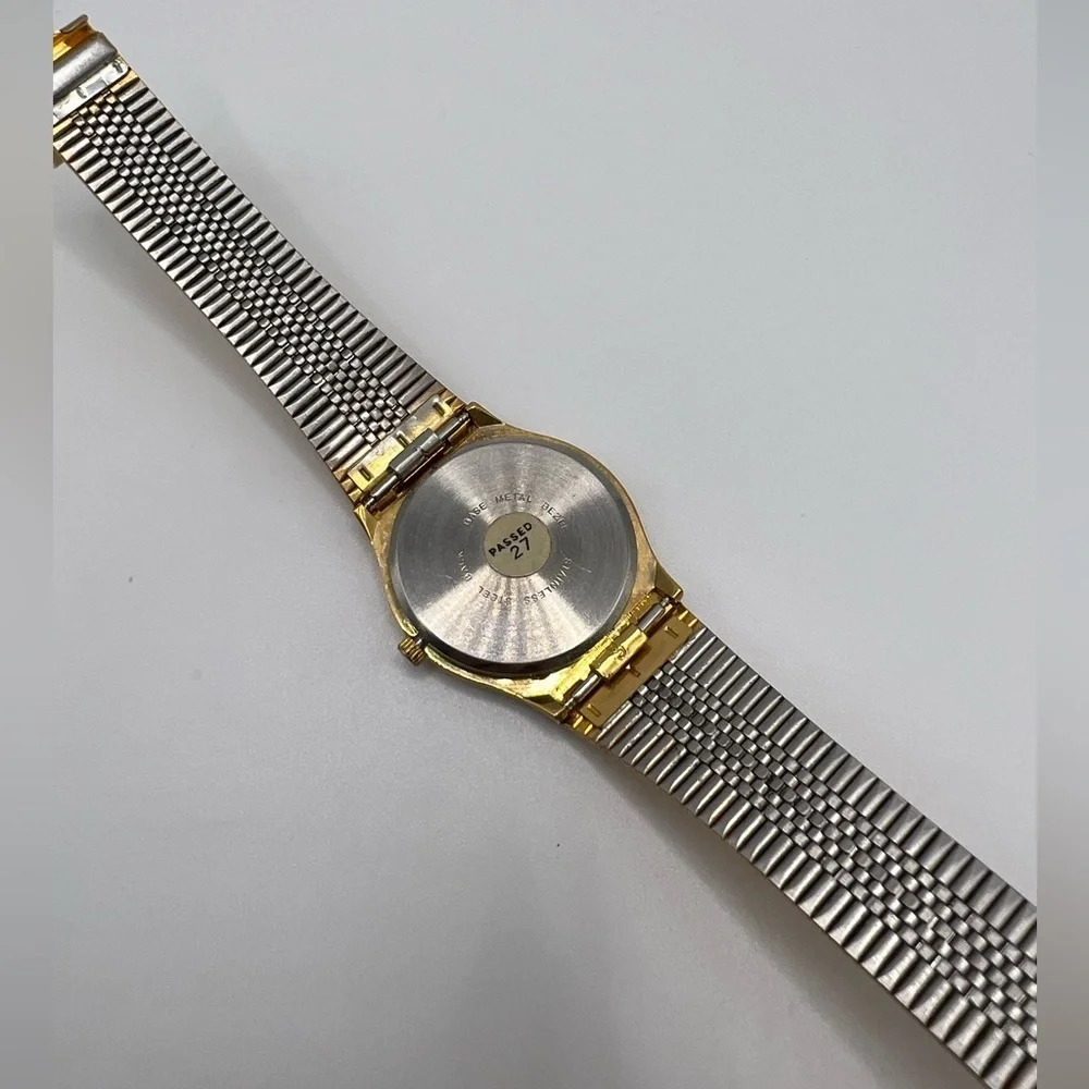 Lucien Piccard Dufonte Women’s Gold Tone Watch w/ Diamond Accent
